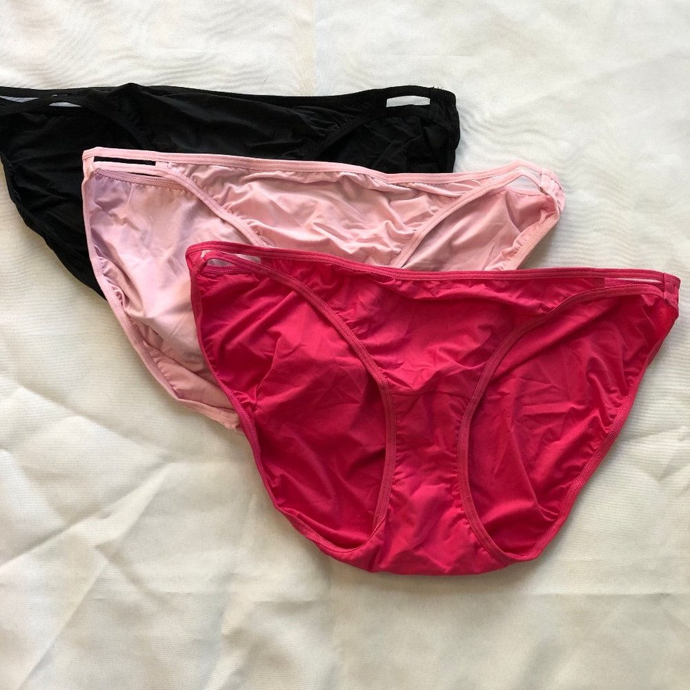 NWT 3 pairs satin bikini underwear